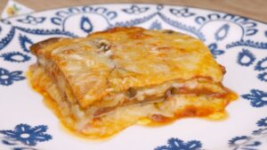 Aubergine lasagne (vegetarisch)