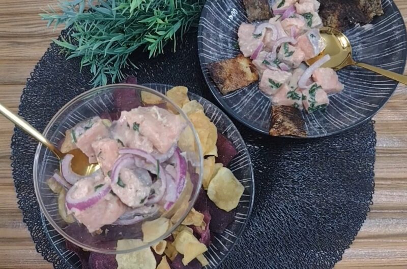 Zalm ceviche