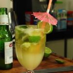 Bier caipirinha