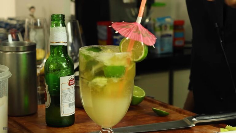 Bier caipirinha