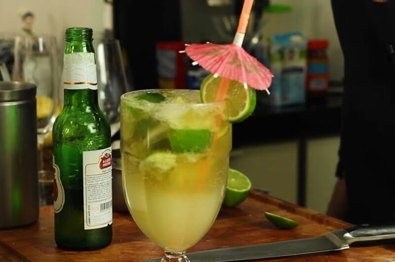 Bier caipirinha