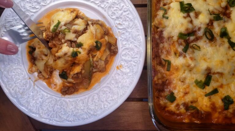 Courgette Lasagne (Low Carb)