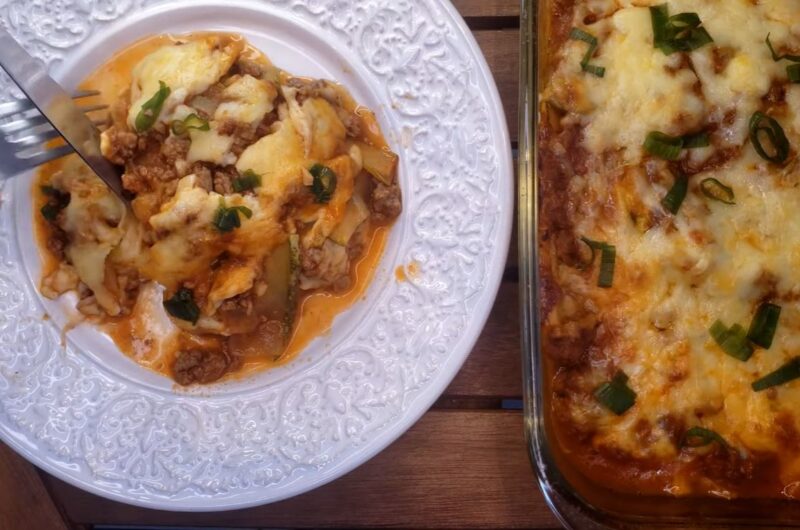 Courgette Lasagne (Low Carb)