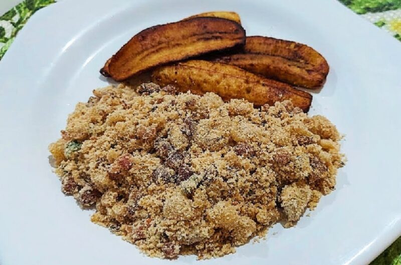 Banaan farofa met bacon
