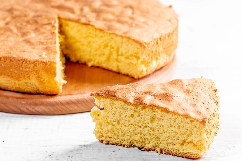 Maïsmeelcake Met Yoghurt