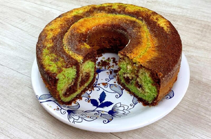 Napolitaanse Cake Met Citroengelatine