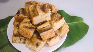 Simpele bananencake