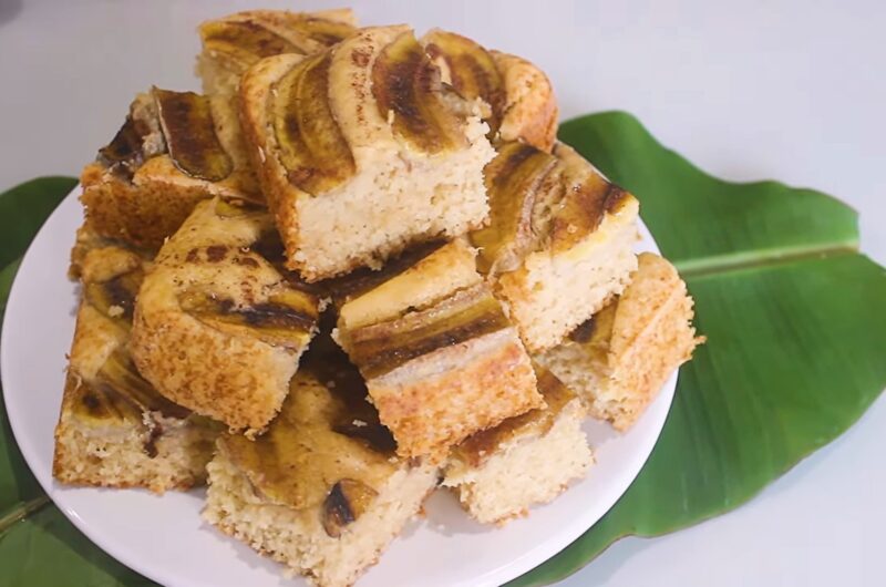 Simpele bananencake